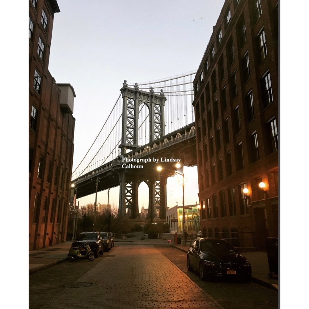 🎨 Matted Photo ‘Manhattan Bridge DUMBO’ Original Artwork- 8x10” - Picture 1 of 2